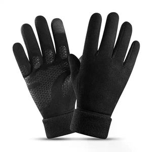 Gants de ski en cuir souple et élégant de haute qualité Logo personnalisable hiver épais chaud vélo motos coupe-vent caractéristique - Product Image 6