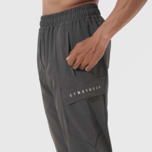 Pantalones Deportivos Vibra de Lujo, 100% Algodón y Spandex, Cintura Alta, Corte Recto, Estampado Tie Dye, Bordado, Tallas XL a 6XL, Color Gris, Estilo Moderno - Product Image 6