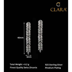 Pendientes de Perlas Geométricas para Boda y Fiesta Clara, Plata de Ley 925, Diseño Moderno - Product Image 6