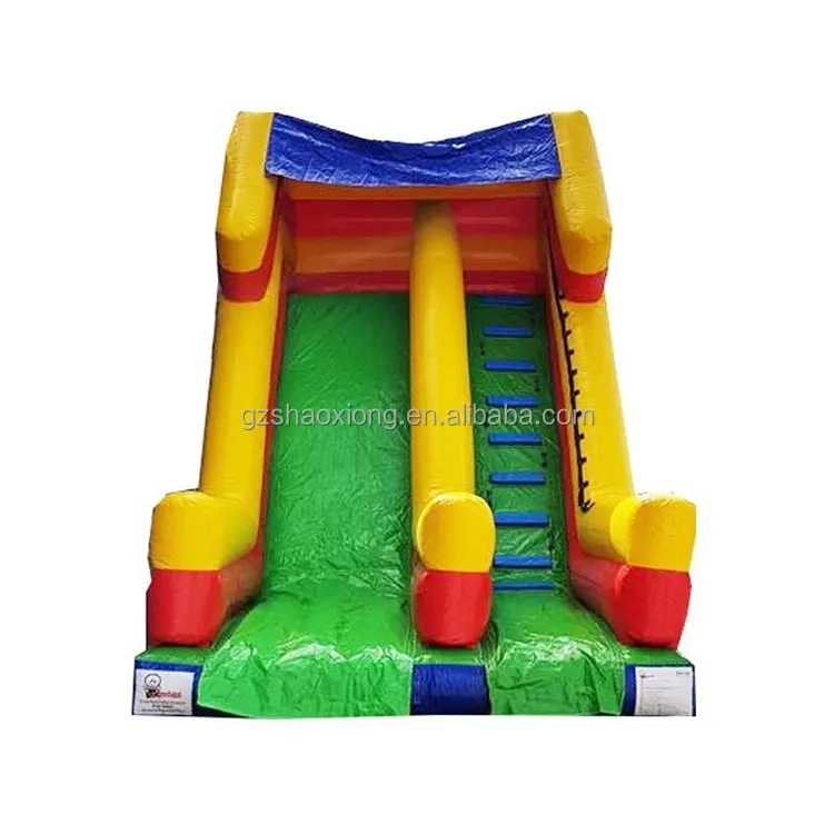 Tobogán inflable comercial, Combo con mecedora, escalada, tobogán de agua inflable en venta