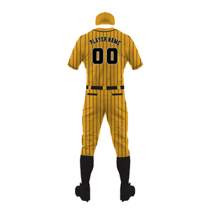 Uniformes de Béisbol para Adultos al por Mayor, de Alta Calidad, Transpirables, con Estampado por Sublimación, Color Sólido, Uniformes de Béisbol para Hombre, OEM - Product Image 3
