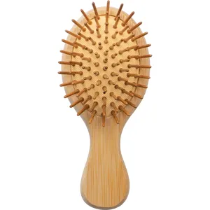 Spazzola per Capelli Ecologica in Bambù KLARA, Prodotto Artigianale Sostenibile - Product Image 3