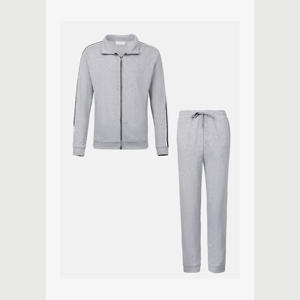 Mode à la mode hommes survêtement élégant deux pièces tenue de sport pour la gymnastique Jogging formation et usage décontracté - Product Image 1