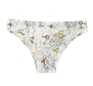 Braguitas de bikini sin costuras de estilo moderno y colorido para mujer, de cintura media, de algodón tejido transpirable, ropa interior al por mayor, proveedor de EE. UU. - Product Image 5