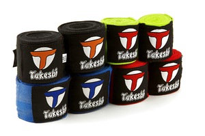 Haute qualité TAKESHI FIGHT GEAR Nylon Polyester boxe main enveloppes crochet boucle fermeture Sport extérieur poignet orthèse pour l'entraînement - Product Image 4