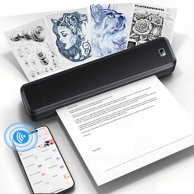 Marklife D210 A4 Thermal Printer Tattoo Portable Tattoo Printer Machine,Source Factory, Supporting ODM/OEM
