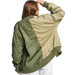 Blouson Bomber en Toile Chauffant, Coupe-Vent et Respirant pour Femme – Tendance, Confortable, Élégant, Personnalisable – Vente en Gros OEM à Prix Abordable - Product Image 2