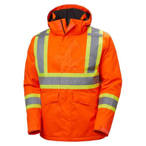 Chaqueta de Trabajo para Hombre, de Algodón, Antibacteriana, Ligera, Transpirable, de Alta Calidad, Certificada por la CEE, Personalizable, de Alta Visibilidad - Product Image 1