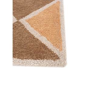 Tapis en soie tufté à la main Acar, motif géométrique ivoire, grand rectangle en viscose pour usage domestique - PTPS-7003 pour salon ou chambre - Product Image 4