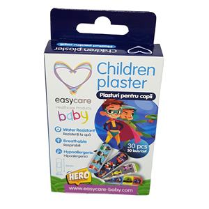 Boîtes en papier Bristol recyclables sur mesure avec revêtement UV, lamination mate et gaufrage pour l'emballage des produits de santé (bandages adhésifs) - Product Image 1