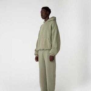 Sudadera con cuello redondo de fabricación personalizada, Logo bordado, diseño de pareja fina, sudadera con cremallera de algodón suave para hombre, Sudadera con capucha de ajuste perfecto - Product Image 4