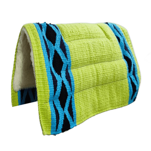 Tapis de selle en laine haute densité de qualité supérieure pour le confort et la performance Couches respirantes avec doublure en tissu pour l'équitation - Product Image 2