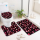 Ensemble de tapis de salle de bain imprimés sur mesure pour salle de bain, rideau de douche antidérapant, tapis de bain - Product Image 2