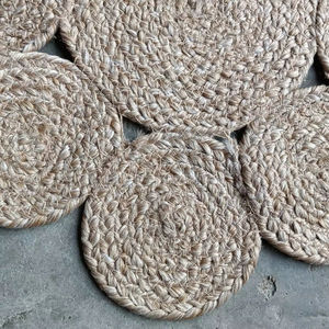 COTTON ROPE BRAIDED ANTI-SLIP FLORAL MODERN WEDDING OUTER TIKKI DESIGN <b>PLACEMATS</b> - Product Image 3