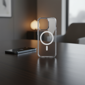 Coque transparente pour iPhone avec support magnétique, spécialement conçue pour iPhone, ne jaunit pas - Product Image 2