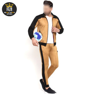 Avec Capuche OEM Services Léger Meilleure Vente Fitness Jogging Fermeture Éclair Style Personnalisé Couleur Moutarde Hommes Survêtement - Product Image 4