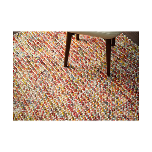 Alfombra de lana de inspiración vintage Bohemia moderna Alfombra de diseñador hecha a mano Alfombra tejida a mano de felpa para uso doméstico Característica lavable - Product Image 1