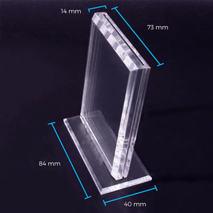 YY 35PT Trading <b>Card</b> Top Loader Clear Rigid <b>Card</b> <b>Holders</b> for TCG Sports <b>Cards</b> Custom Logo Wholesale - Product Image 3