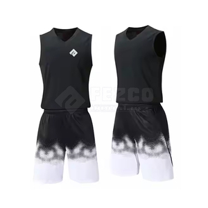 Tenue de Basketball Homme Haute Qualité Personnalisable Respirante Grande Taille Sans Manches pour Équipe et Club - Product Image 2