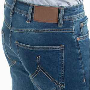 Vaqueros de lona de cuatro bolsillos clásicos Premium para hombre, cómodos, ligeros, rectos, 100% algodón, estilo informal medio, cómodos - Product Image 5