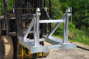 Papegaai Snavel Stalen Trommel Handling <span class=keywords><strong>Lifter</strong></span> Heftruck Carrier Voor Veilig Tillen En Transport Bouwmachines Bevestiging - Product Image 5