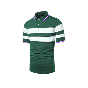 Camiseta Polo personalizada para hombre 2025 con logotipo personalizado 100% patrón sólido de algodón diseñado por el fabricante de Pakistán - Product Image 4