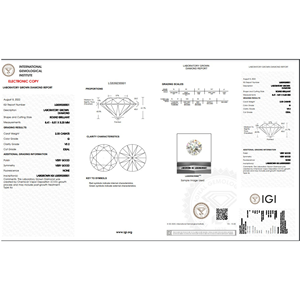 Gcolor-diamante Labgrown pulido VS2, tamaño claro, 2,33 Ct, forma redonda, HPHT-CVD, joyería, Diamantes Sueltos - Product Image 5