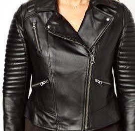 Chaqueta de Cuero Femenina de Alta Calidad, Ecológica, de Invierno, con Capas de Cuero Luxel, Botones y Cierre de Cremallera - Product Image 5