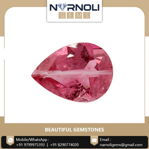 Proveedor indio de turmalina de color rosa en forma de pera disponible a precio mayorista - Product Image 2