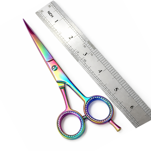 Tijeras de Peluquería Profesionales Multicolor de Acero Inoxidable 4Cr13 para Corte y Peinado de Precisión - Product Image 6