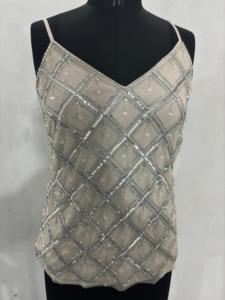 Robe sexy et sexy à paillettes Juliette et à franges ajustables - Product Image 3