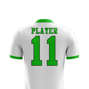 Conjunto de uniforme de fútbol unisex de alta calidad transpirable y cómodo con logotipo de diseño personalizado longitud de manga corta - Product Image 6