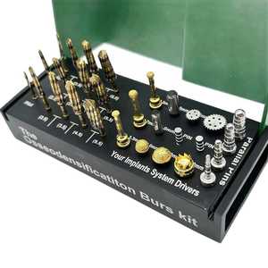 Kit de 29 Piezas para Implantes Dentales, Fresas de Osteodensificación, Elevación de Seno Maxilar, Herramientas Quirúrgicas de Odontología, Manual, Eléctrico, Metálico - Product Image 1