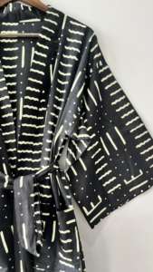 Kimono en pur coton Kaftan Winter Thermal Oriental Festival Vêtements Robes et robes avec approvisionnement ODM - Product Image 4