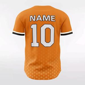 Ropa Deportiva Unisex Naranja de la Mejor Calidad, 100% Poliéster, Personalizable con Logotipo y Número del Equipo, para Béisbol y Sóftbol, Tallas Grandes - Product Image 3