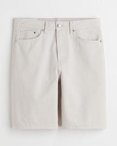 Pantalones cortos negros de mezclilla de sarga de algodón 100% de calidad superior para hombre, pantalones cortos informales de ajuste relajado, cómodos, ligeros bolsillos elásticos XS - Product Image 3