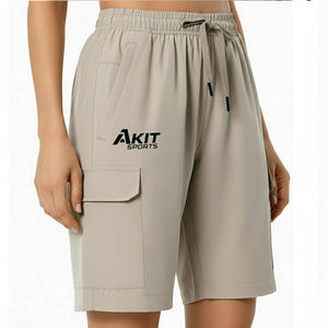 Fabricant professionnel de shorts de sport pour femmes, respirants, taille haute, séchage rapide, légers, décontractés, de haute qualité pour femmes - Product Image 3