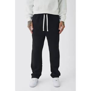 PETCDIM Pantalones Deportivos De Punto Para Hombre, Pantalones Deportivos Casuales Para Correr, Senderismo, Pantalones Deportivos Grandes Y Altos Con Bolsillos Abiertos, Negro