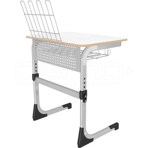 Escritorio de música laminado individual ajustable para uso en la oficina, para uso en la oficina - Product Image 1