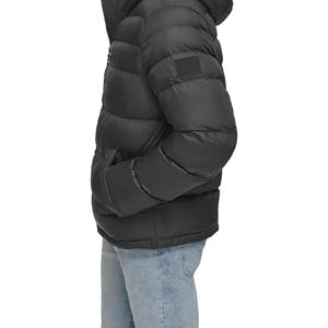 Chaqueta de bombardero acolchada con estilo para hombre de primera calidad, informal, ligera, cálida, para invierno, duradera, gruesa, resistente al agua, con cremallera - Product Image 3