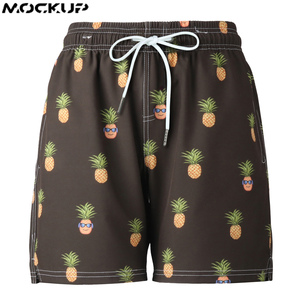 Pantalones cortos de playa para hombre, de alta calidad, personalizados, con tu logotipo, en cualquier Color, para verano - Product Image 4