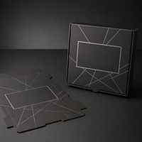 Boîte à pizza isotherme en carton ondulé avec doublure en aluminium pour livraison par coursier, maintien de la chaleur, emballage personnalisé avec logo