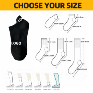 OEM logotipo personalizado diseñador hombres mujeres Deporte Calcetines de compresión personalizada fútbol baloncesto Calcetines - Product Image 3