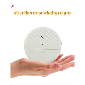 Alarma de Vibración de 125dB para Seguridad en el Hogar, Sensor Antirrobo Simple con Tornillo para Puertas y Ventanas, Detección de Rotura de Vidrio, 1 Unidad - Product Image 3