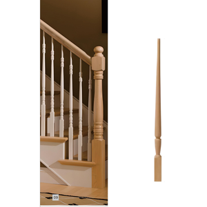 High Quality Customized EFS Brand 42'' Poplar Wooden Balusters Solid Wood <b>Stair</b> Accessories Traditional Design Furniture - Product Image 6