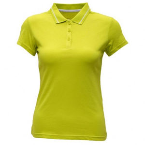 Polo de mujer de último estilo a la moda, Polo de manga corta de secado rápido para fitness, ropa informal para exteriores, venta al por mayor, Polo de mujer - Product Image 1
