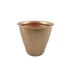 Classic Decorative Metal Round Planter <b>Copper</b> Plating Flower Pots for Wedding Decor Handmade in Bulk - Product Image 1