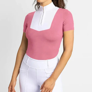 High Quality Performance Horse Rider Wear <b>Base</b> <b>Layer</b> Ladies Equestrian Clothing Tops <b>Long</b> <b>Sleeve</b> Show Shirts - Product Image 4