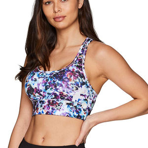 Nouveau soutien-gorge de sport de Yoga de Fitness à soutien élevé réversible respirant de meilleure qualité pour les femmes avec un style unique de couleur unie - Product Image 2