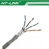 Cable LAN Cat6 de Alta Velocidad NETLINK, Cable Ethernet Cat 6, CCA 25awg 2pr 4pr 305m 1000ft UTP, Cable de Red Cat6 para Interiores